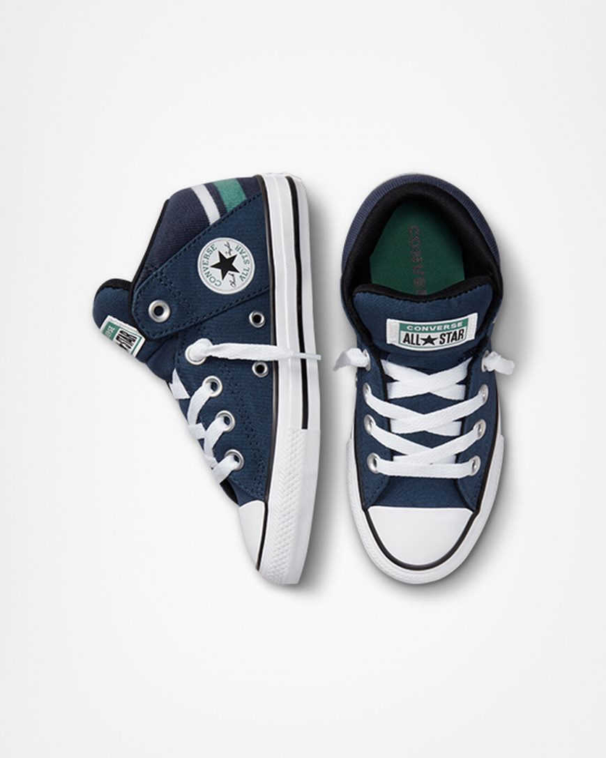 Tenisi Inalti Baieti Converse Chuck Taylor All Star Axel Varsity Club Bleumarin Albi | RO DWCHQ897